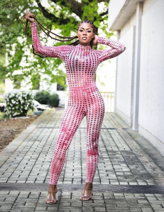 pink panther jumpsuit